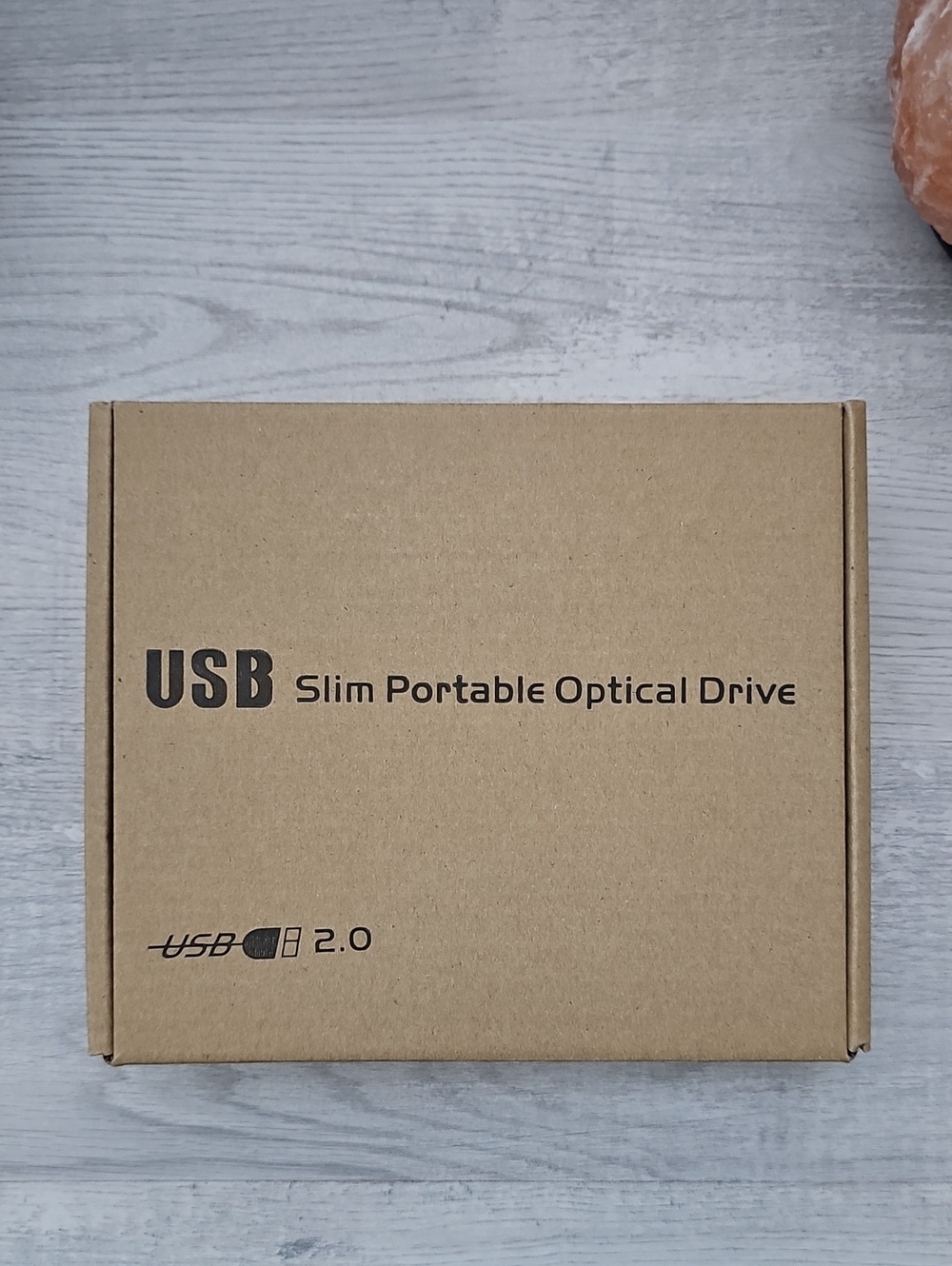 USB 2.0 Slim Portable Optical External CD DVD Reader Writer Drive Black OS NIB